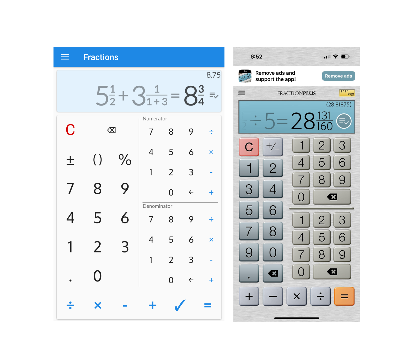 Craft-Calc competitor app comparison